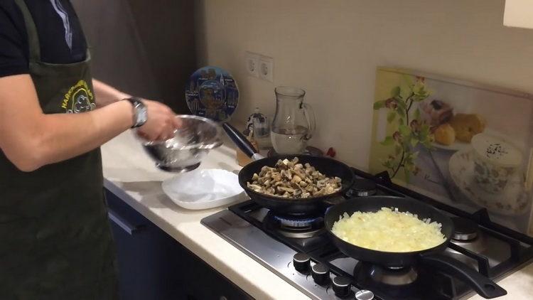 prăjiți ciupercile