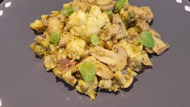 Recepta per a un miner de coliflor congelada