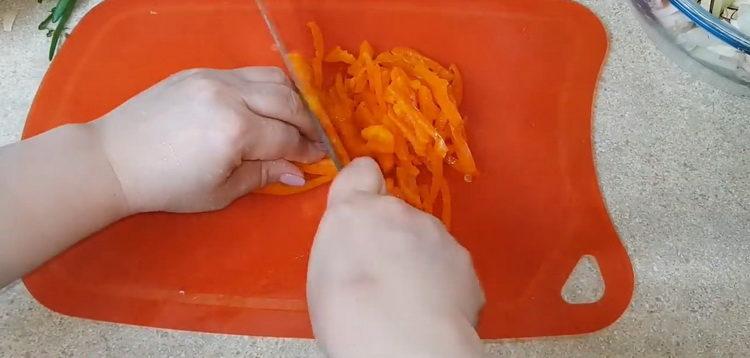 нарязана чушка