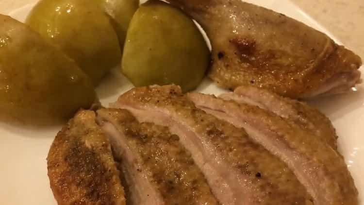 Aby gotować, upiec kaczkę