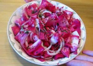 Betterave géorgienne - une recette étape par étape avec des photos