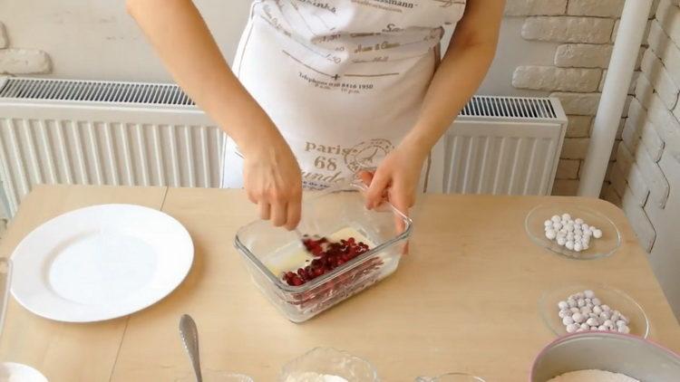 Pregătiți afine pentru desert