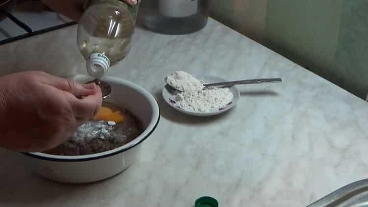 Préparez les ingrédients pour la cuisson.