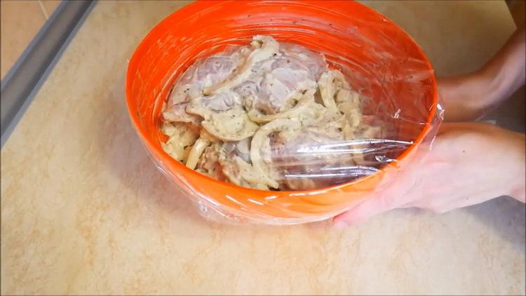 Préparez les ingrédients pour la cuisson.