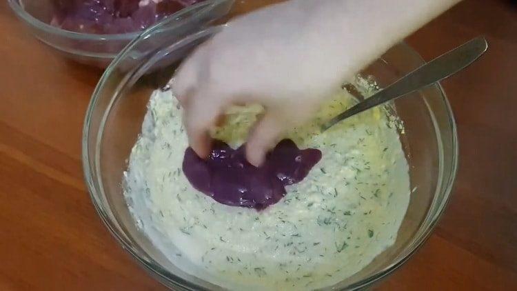 Forbered leveren til madlavning