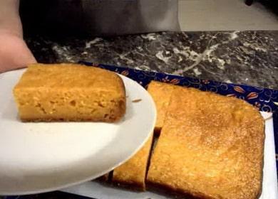 Mannik com abóbora em kefir sem farinha e ovos