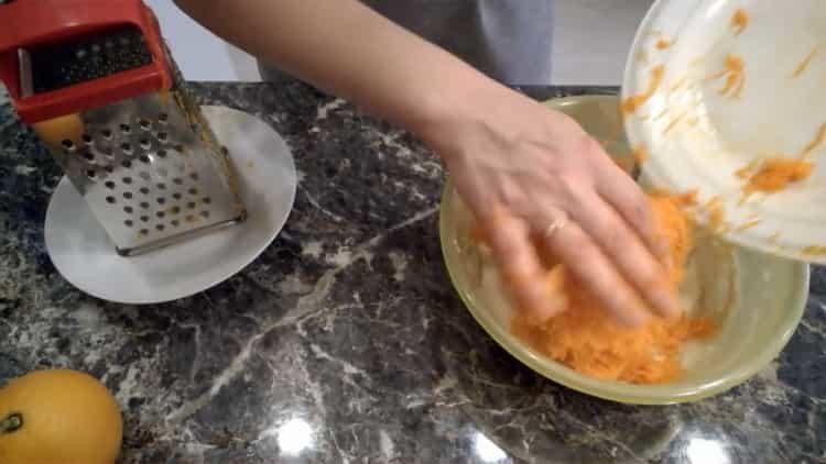 Prepare os ingredientes para cozinhar.