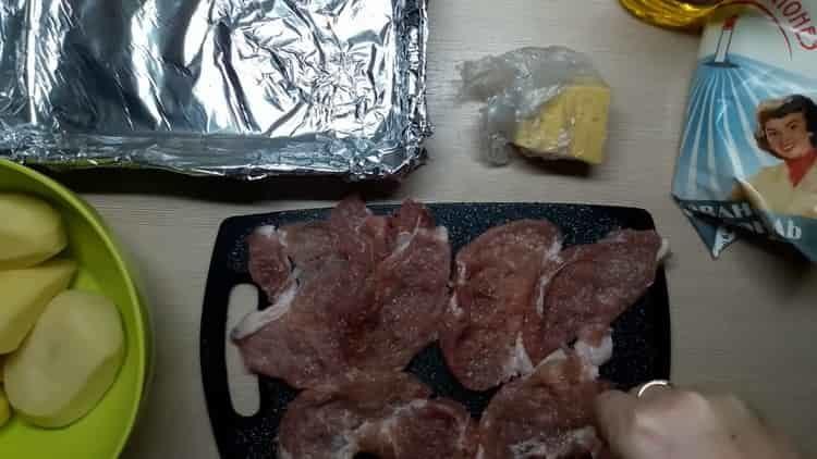 Prepareu els ingredients per cuinar.