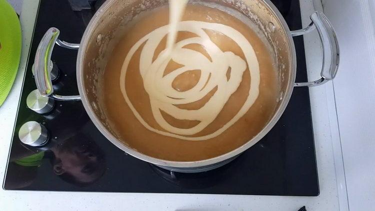 Chcete-li připravit bramborovou kaši, přidejte kondenzované mléko