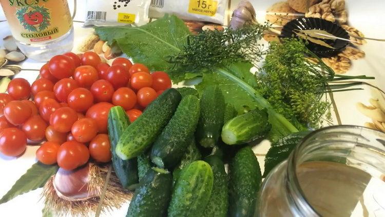 измийте зеленчуци