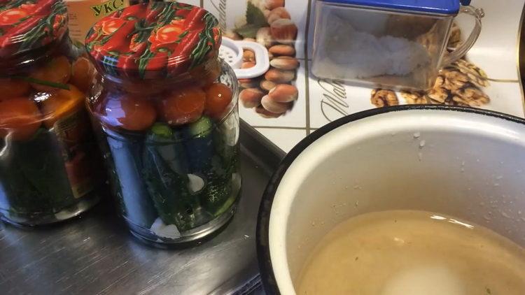 пригответе съставките