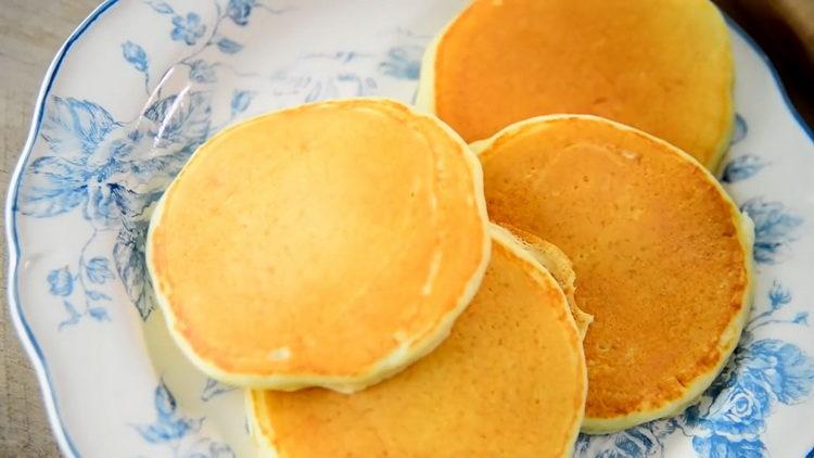 Enfriar los panqueques para cocinar