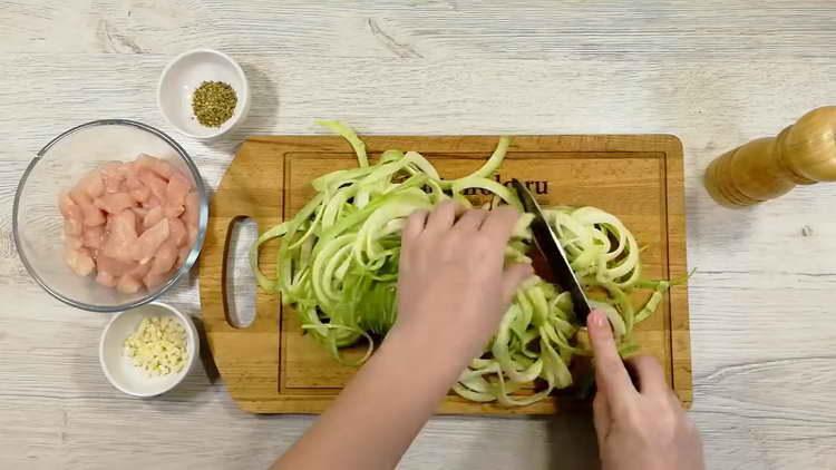 mode spirale courgettes