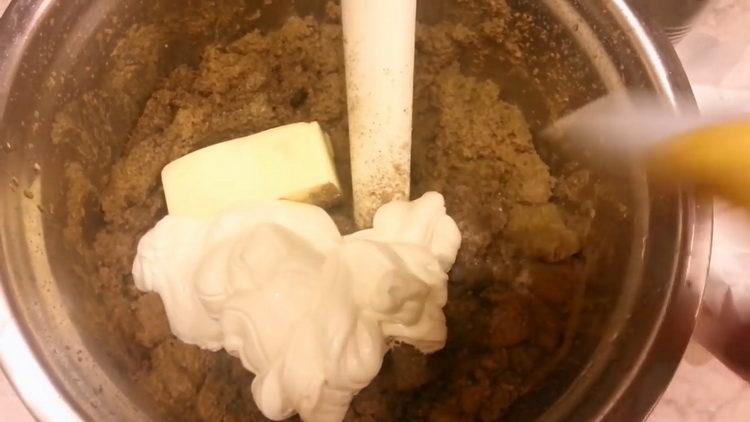 Adicione o óleo para cozinhar