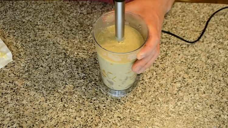 Slipa ingredienserna för att laga mat