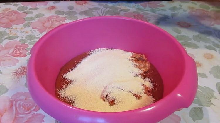 Afegiu la sèmola a coure