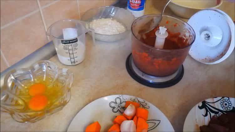 Smíchejte ingredience na vaření.