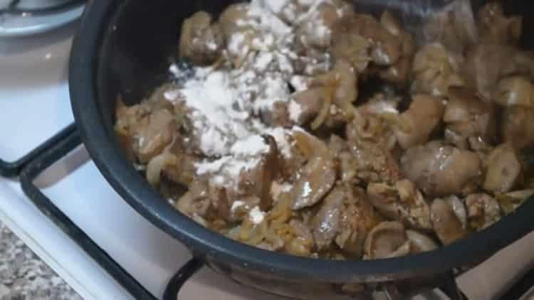 Ajouter de la farine pour cuisiner