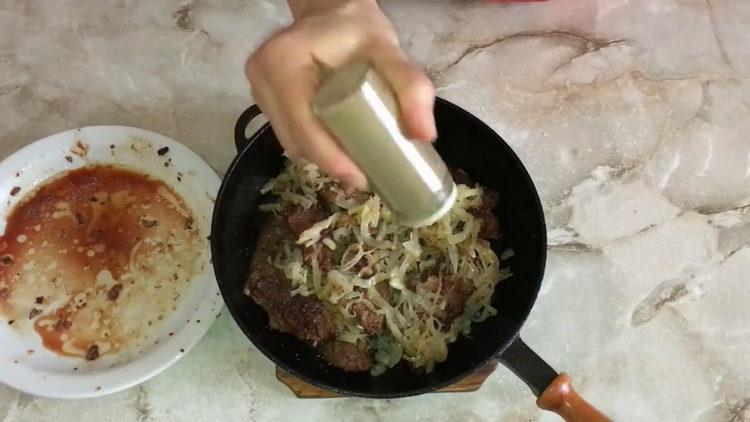 Pentru gătit, săreați ingredientele