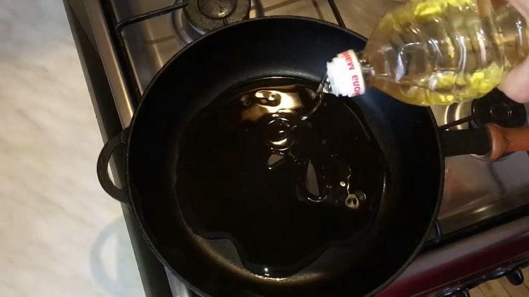 Pentru a pregăti ficatul, pregătiți ingredientele