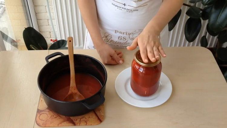 Roșiile în suc propriu pentru iarnă