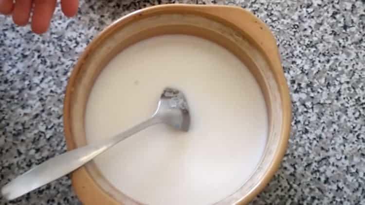 Подгответе съставките за готвене.