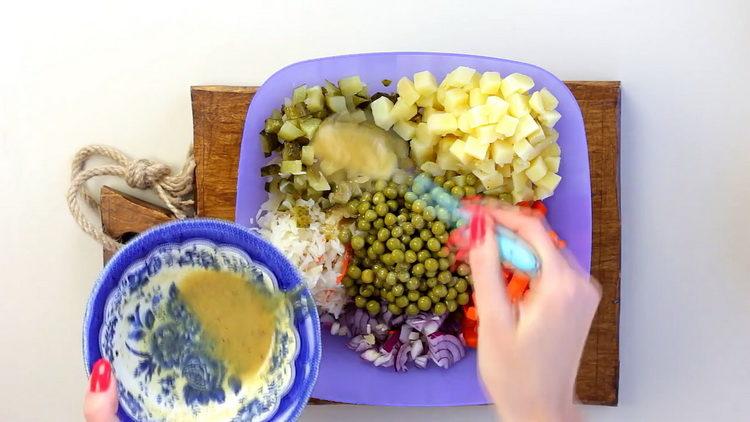 Ajouter une vinaigrette pour cuisiner