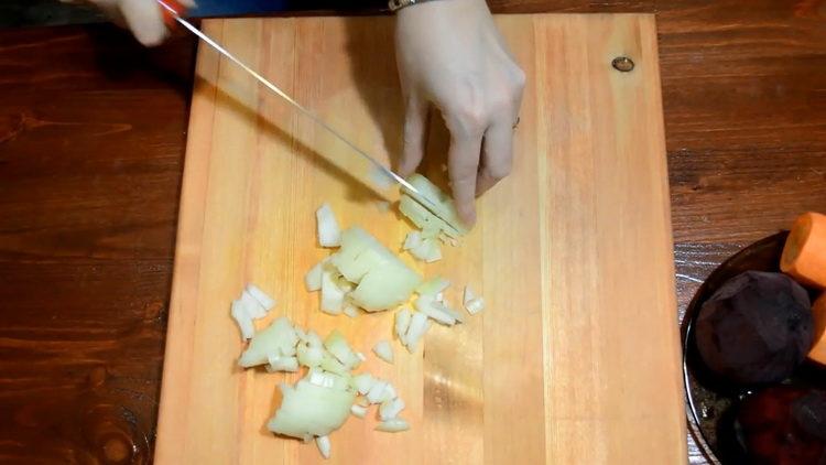 Prepara los ingredientes para cocinar.