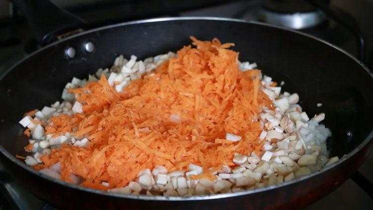 Препечете, запържете съставките