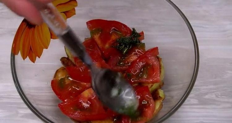 mastná zelenina s dresinkem