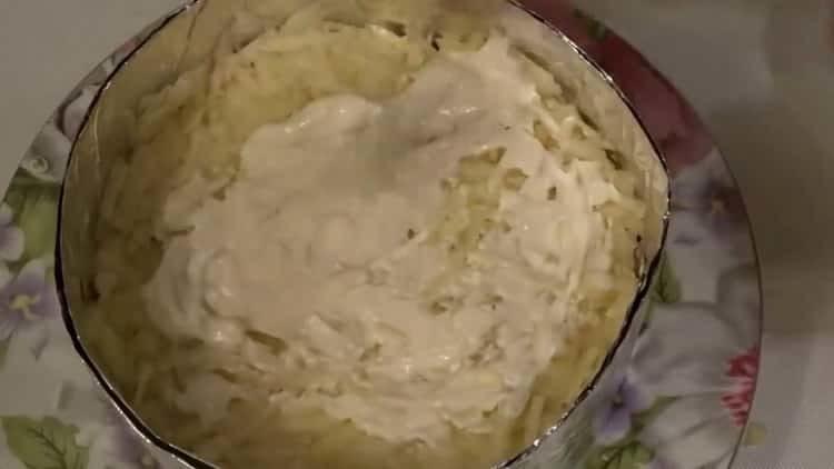 Салата с ракови пръчици и сирене: стъпка по стъпка рецепта със снимки