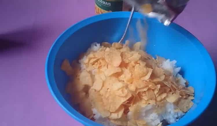 Agrega arroz para cocinar