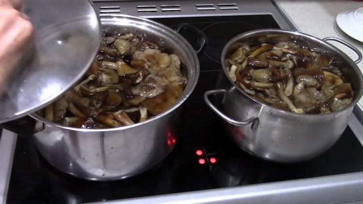 Aduceți ciupercile la pregătire