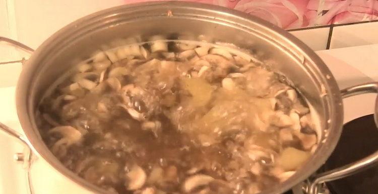 mélanger les ingrédients