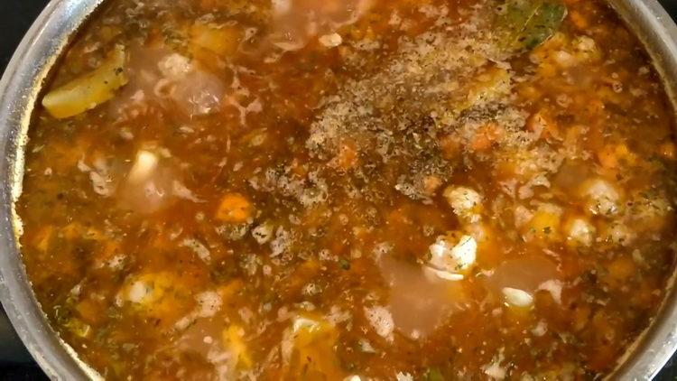 Blumenkohlsuppe ist fertig