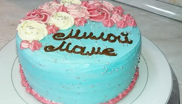 gâteau de fête des mères