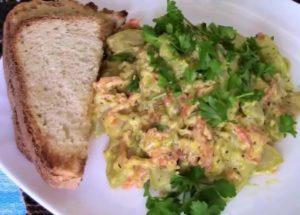 готвим най-вкусните задушени тиквички в заквасена сметана