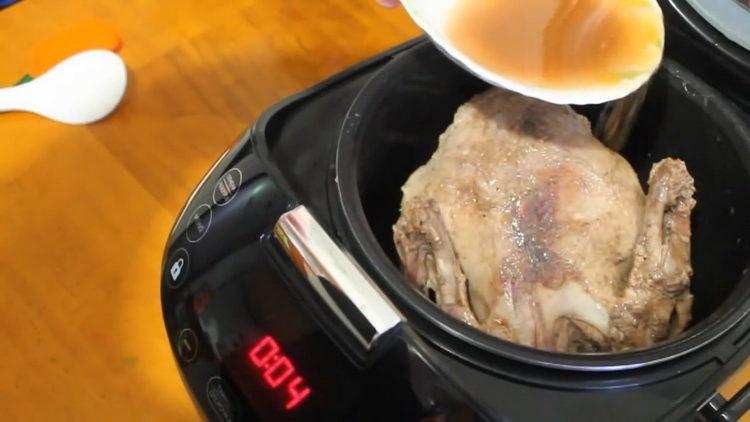 Para fazer pato, adicione suco