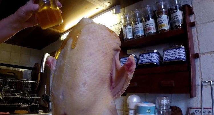 Turşu ördek yemek pişirmek için