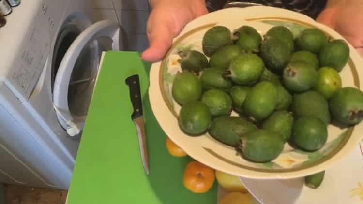 feijoa au miel et au citron