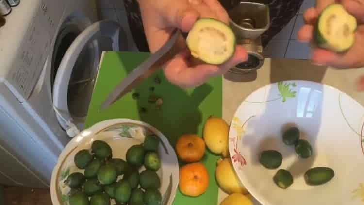 Préparez les ingrédients pour la cuisson.