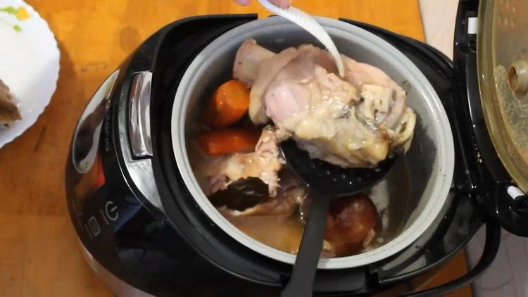 Prepare a carne para cozinhar