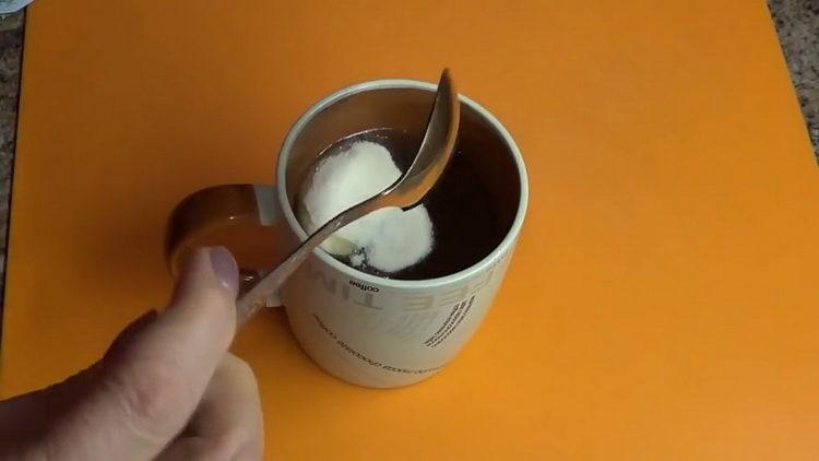 Prepare gelatin for cooking