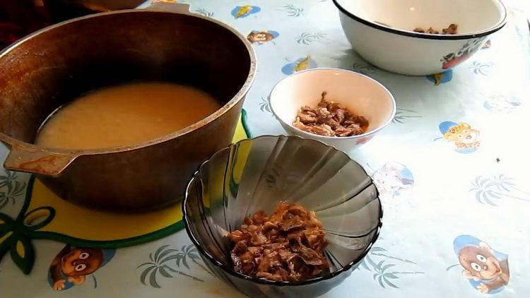 Förbered diskarna för matlagning