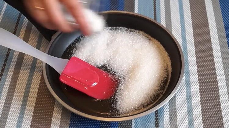 Prepare xarope para cozinhar