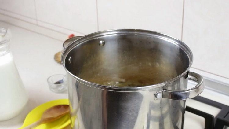 hierve los ingredientes