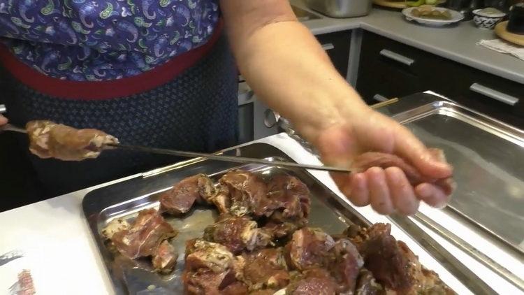 Forbered et spyd til madlavning