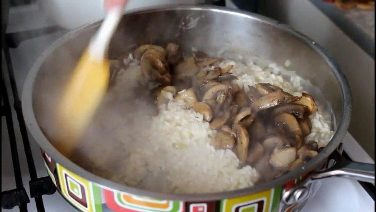 míchejte ingredience