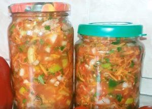 Vinaigrette parfumée pour soupe pour l’hiver: cuisson selon la recette avec des photos étape par étape.