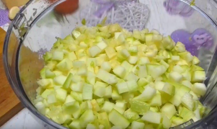 Dice ang zucchini.